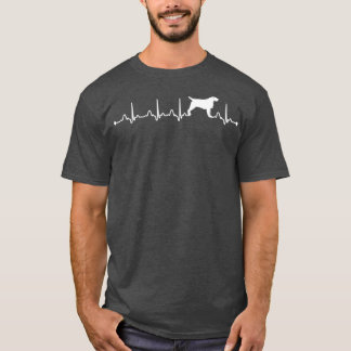 Heartbeat EKG Proud Wirehaired Pointing Griffon Do T-Shirt