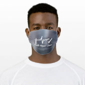 Heartbeat; Faith, Hope, Love Adult Cloth Face Mask (Worn)