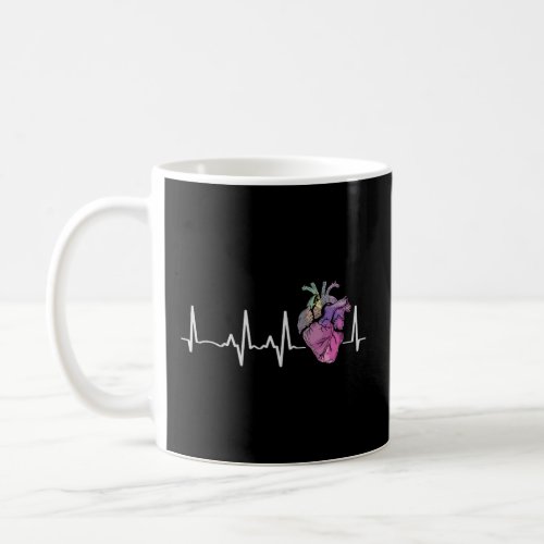 Heartbeat From Real Human Heart Medical Anatomical Coffee Mug