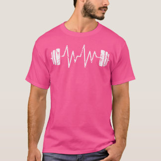 Heartbeat Hobby Barbell Kettle Fitness T-Shirt