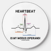 Heartbeat Is My Modus Operandi Electrocardiogram Wireless Charger (Front)