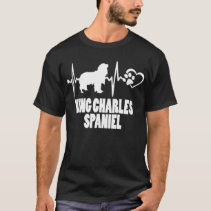 Heartbeat – King Charles Spaniel - Dog Best Friend T-Shirt