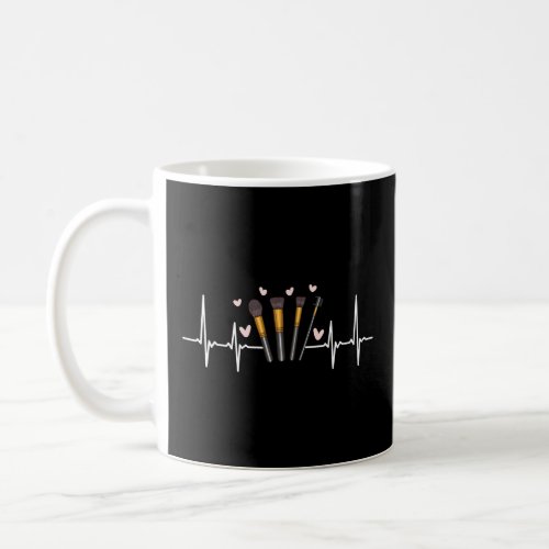 Heartbeat Makeup For Makeup Artist  Coffee Mug