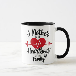 Heartbeat Mom Mug