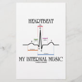 Heartbeat My Internal Music (ECG/EKG Heartbeat) (Front)