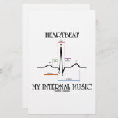 Heartbeat My Internal Music (ECG/EKG Heartbeat) (Front/Back)