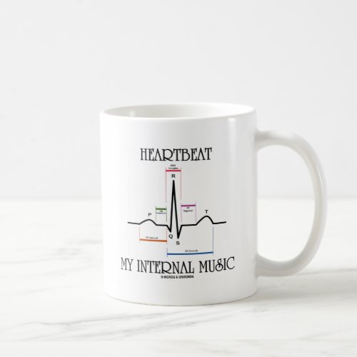 Heartbeat My Internal Music ECGEKG Heartbeat Coffee Mug