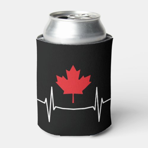 Heartbeat Of Canada Canada Day Can Cooler