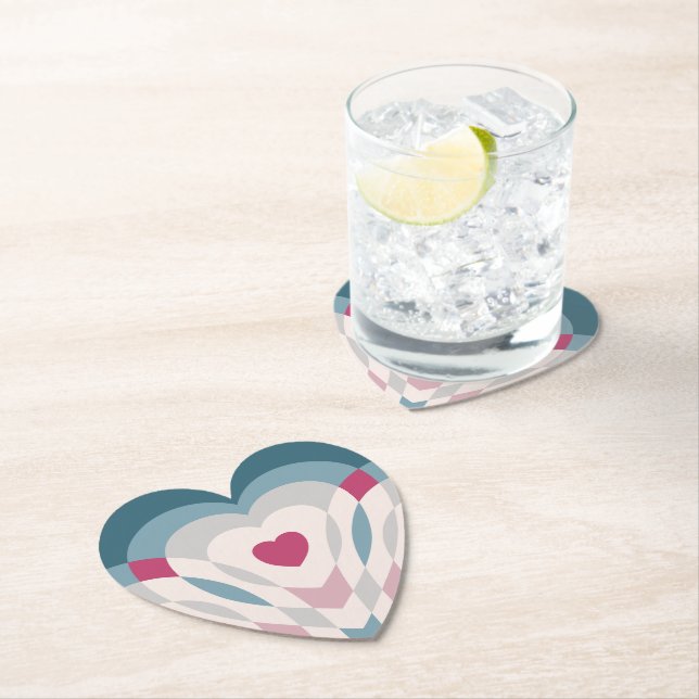 Heartbeat Paper Coaster (Insitu)
