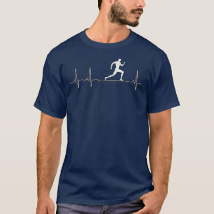 Heartbeat Running I Love Running T-Shirt