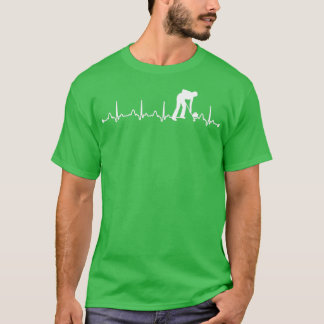 Heartbeat Shirt Curling Heartbeat Love Gift