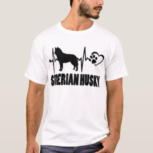 Heartbeat - Siberian Husky - Dog Best Friend T-Shirt