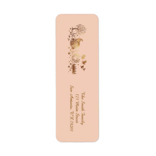 Heartbeat Thanksgiving Holiday Design Label