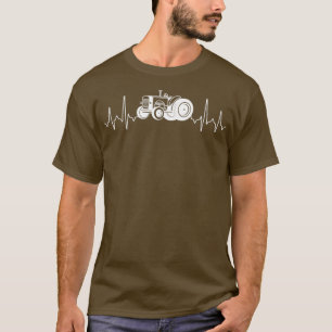 Heartbeat Tractor  T-Shirt