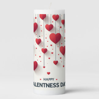 "Heartbeat Valentine's Day Candle" Pillar Candle