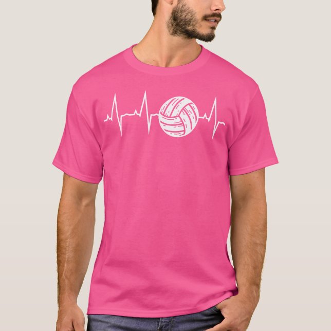 Heartbeat Volleyball T-Shirt (Front)