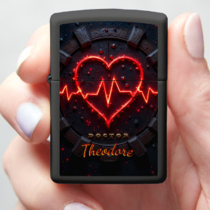 Heartbeat Wheel Doctor Physician Gift Zippo Lighter