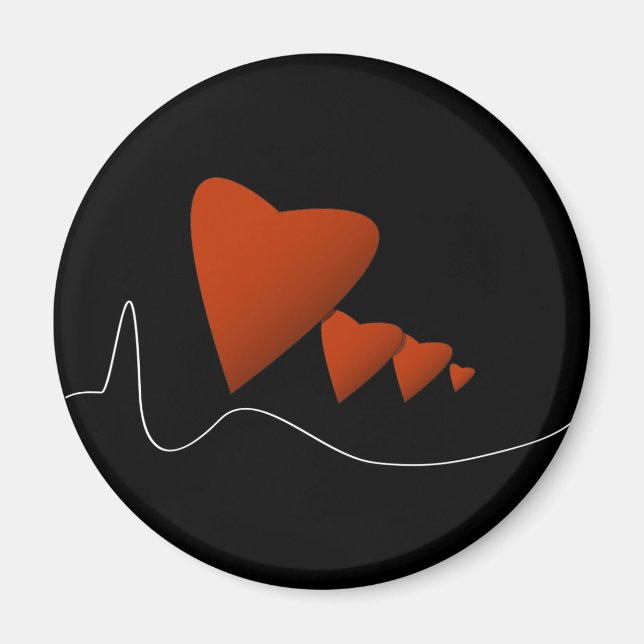 Heartbeats Magnet (Front)