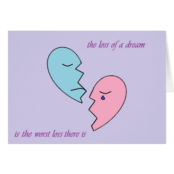 heartbreak by peacewillow greeting cards