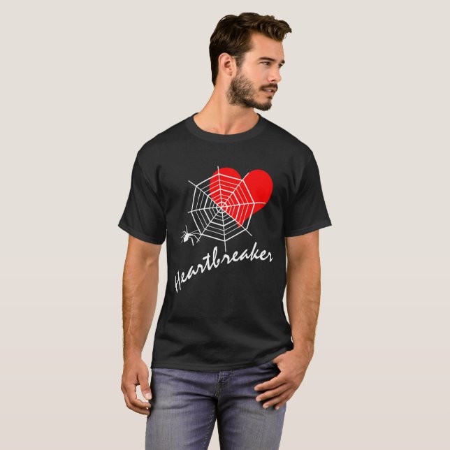 Heartbreaker Black T-Shirt (Front Full)