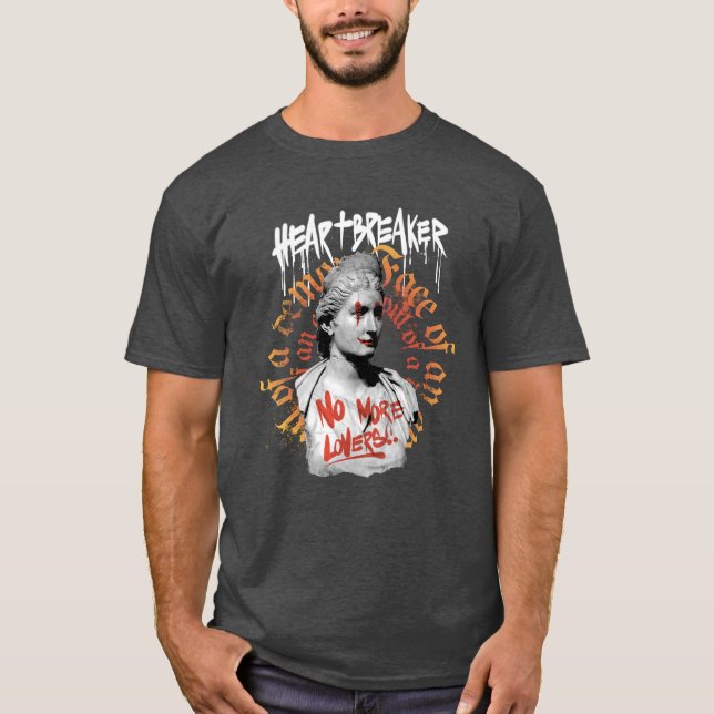 Heartbreaker No More Lovers Statue T-Shirt (Front)