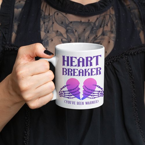 Heartbreaker Warning Gothic Glam Coffee Mug