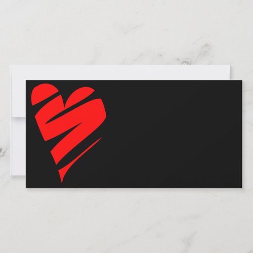 Heartbroken Broken Heart Holiday Card