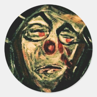 HEARTBROKEN CLASSIC ROUND STICKER