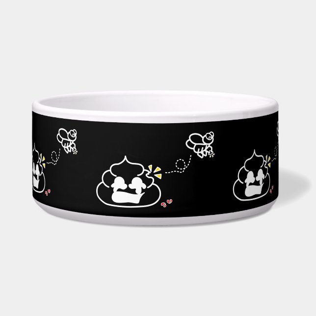 Heartbroken Poop - Brootsch the PooPoo Bowl (Front)