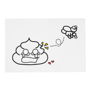 Heartbroken Poop - Brootsch the PooPoo Placemat