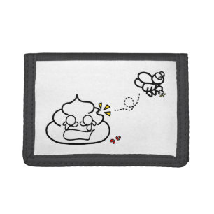 Heartbroken Poop - Brootsch the PooPoo Tri-fold Wallet