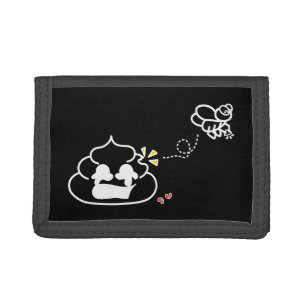 Heartbroken Poop - Brootsch the PooPoo Trifold Wallet