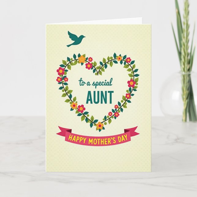 Heartfelt Aunts Day Card (Front)