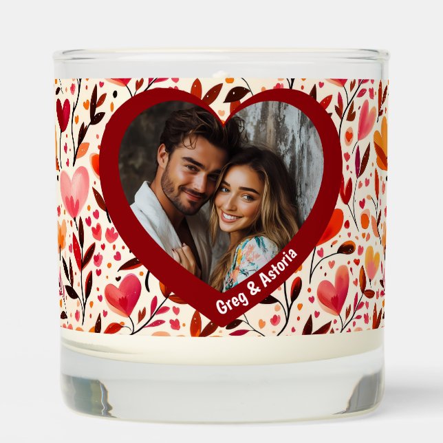 Heartfelt Blooms Scented Jar Candle (Front)