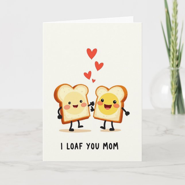 Heartfelt Bread Mothers Day Card (Front)