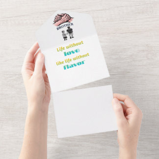 Heartfelt Brother Love Tearaway Card | "Life Witho