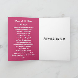 Heartfelt Condolences Prayer Card