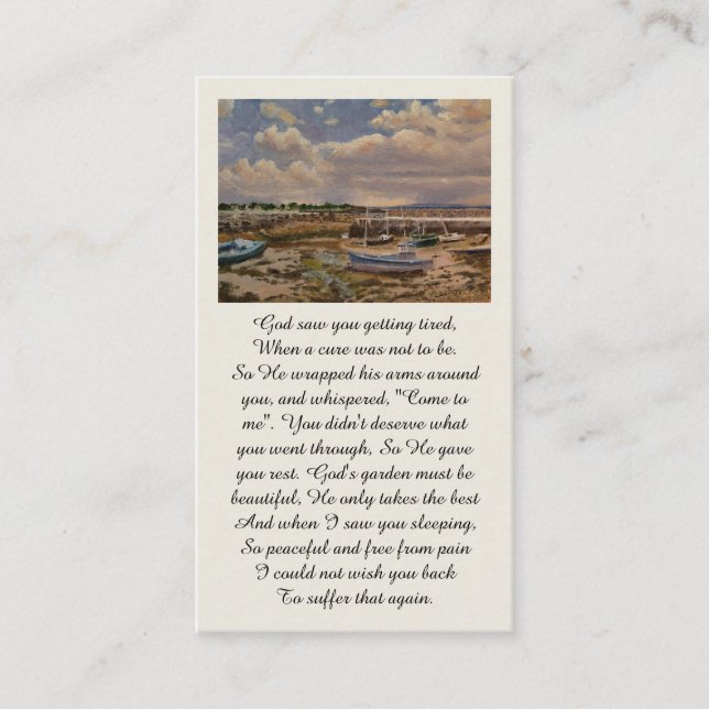 Heartfelt Condolences Sympathy Card (Front)