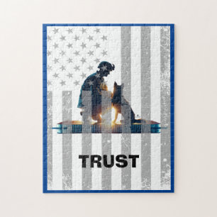 Heartfelt Connection: Heroes & Dogs Jigsaw Puzzle