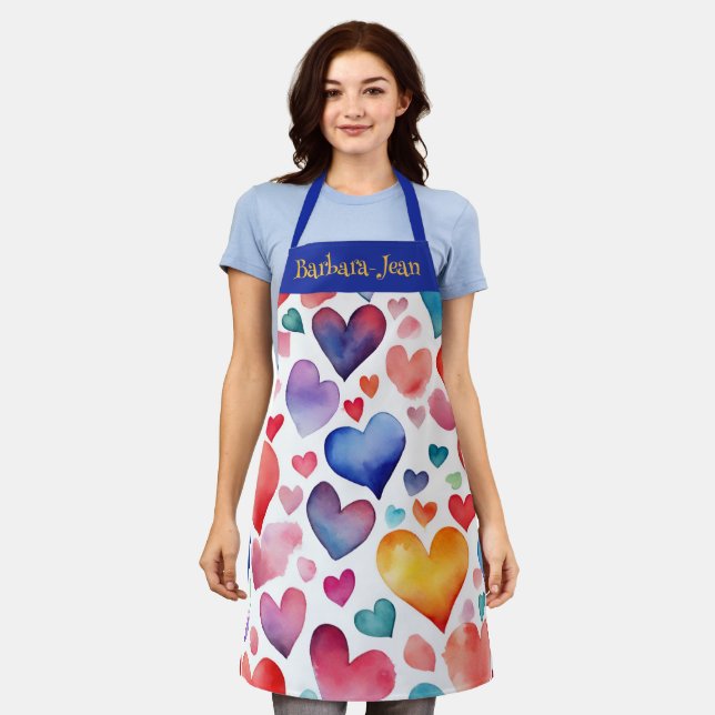 Heartfelt Customized Chef's Apron (Worn)
