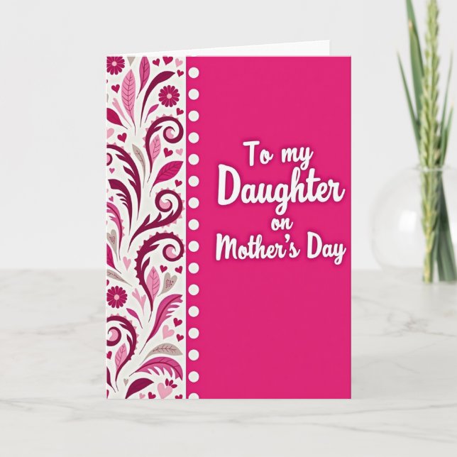 Heartfelt Daughter Day Card (Front)
