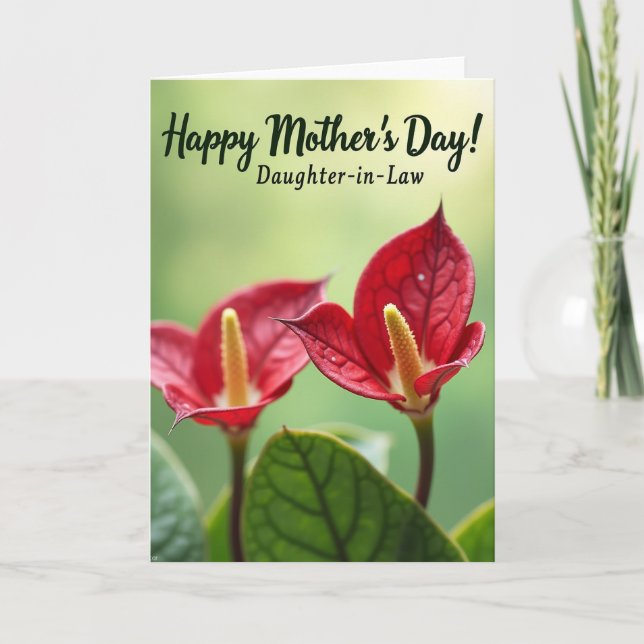 Heartfelt Daughter Mothers Card (Front)