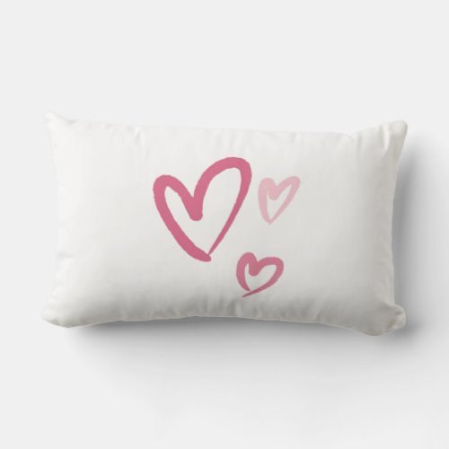 Heartfelt Elegance Romantic Heart Printed Pillow