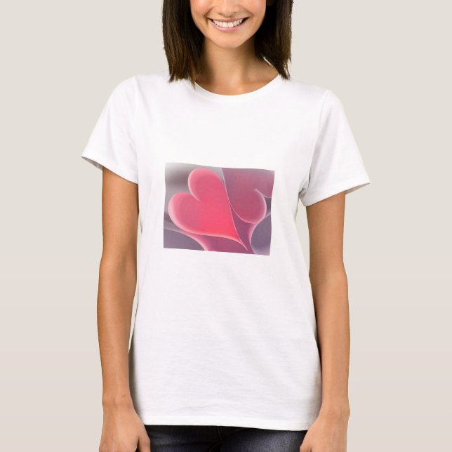 "Heartfelt Elegance Tee"  T-Shirt (Front)