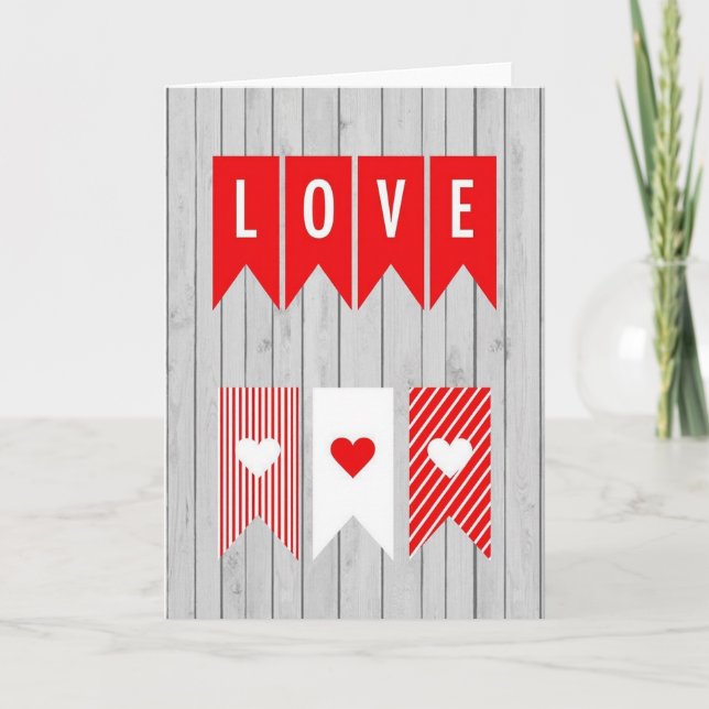 Heartfelt Farmhouse Love Card (Front)