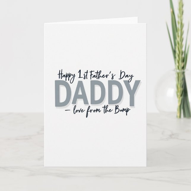 Heartfelt Fathers Day Script Card (Front)