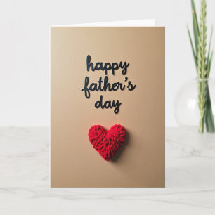 Heartfelt Fathers Day Yarn Card