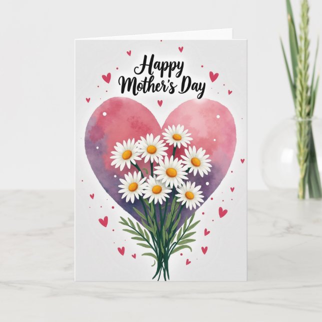 Heartfelt Floral Celebration Card (Front)
