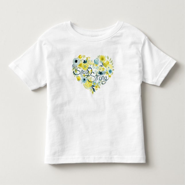 Heartfelt Floral I Toddler T-shirt (Front)