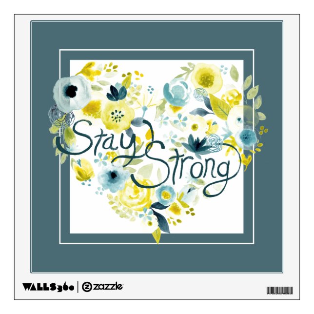 Heartfelt Floral I Wall Sticker (Front)